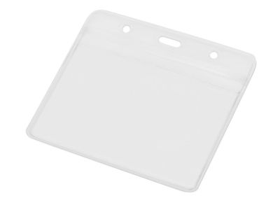 Бейдж Crystal Flat, цвет: прозрачный