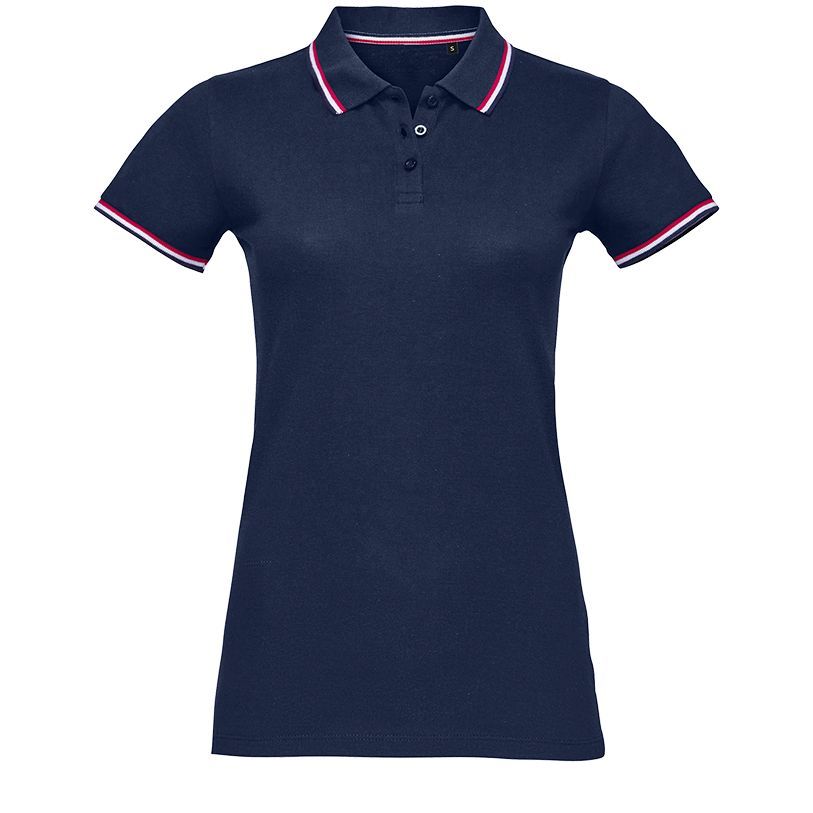 Рубашка поло женская Prestige Women, темно-синяя под нанесение