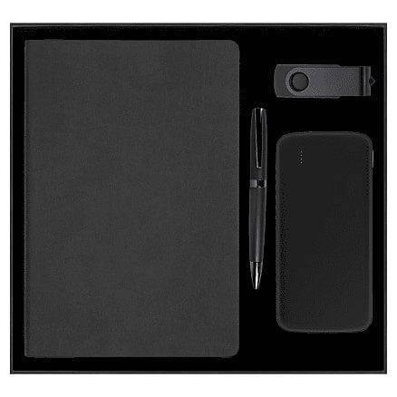 Набор подарочный Solution Prestige Quadro, Черный