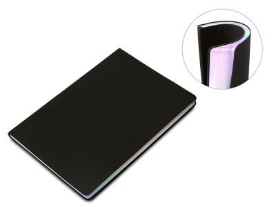 Блокнот А5 в гибкой обложке «Fellini» с голографическим срезом