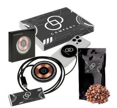 Подарочный набор «Притяжение»: беспроводная зарядка, кофе, шоколад