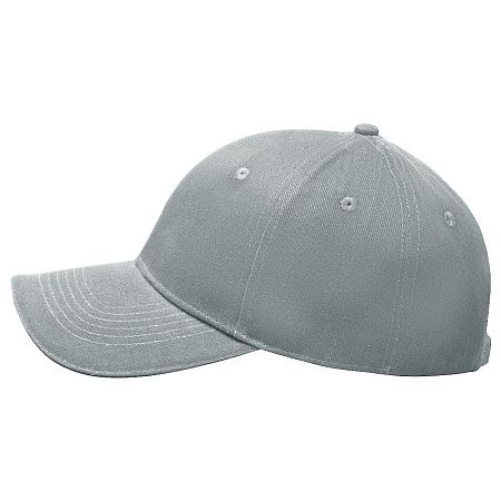 Кепка 6-панельная Greenwich 350, c серым сендвичем, серая