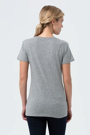 Футболка женская Metropolitan, серый меланж, размер XL