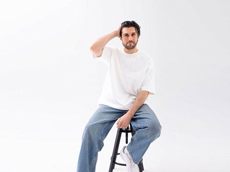 Футболка оверсайз «Beta.01» унисекс под нанесение