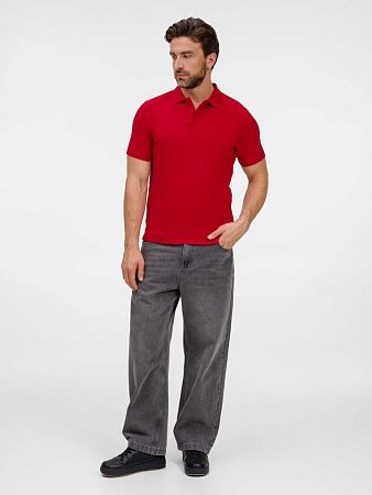 Рубашка поло унисекс Tervise, красная, размер XL