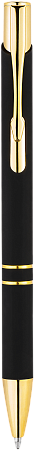 Ручка KOSKO SOFT GOLD Черная 1029.08