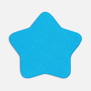 Наклейка тканевая Lunga Bial, M, голубая