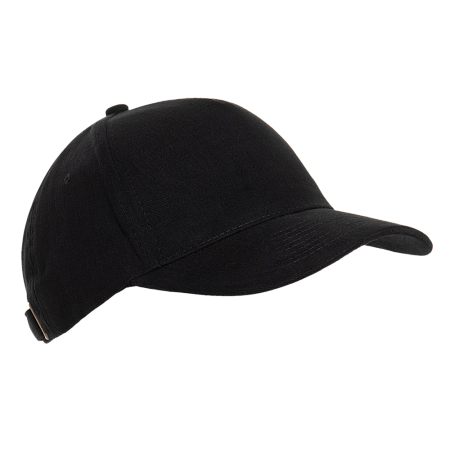 Бейсболка STAN 5 клиньев хлопок 280, 11, Чёрный,  (20)  (56-58/ONE SIZE)