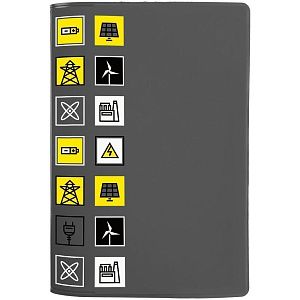 Обложка для паспорта Industry, металлургия