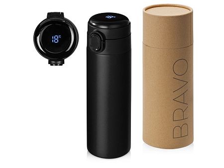 Вакуумная термокружка с индикатором и медной изоляцией «Bravo», тубус, 400 мл