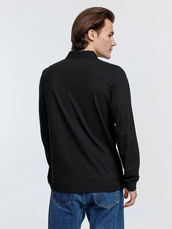 Рубашка поло с длинным рукавом Prime LSL, черная, размер XXL