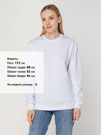 Толстовка Unit Toima, белая, размер 4XL