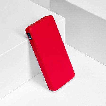 Внешний аккумулятор с подсветкой Анкор Плюс PD (Ancor PD Plus) 10000 mAh, красный