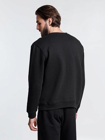 Свитшот унисекс Delta, черный, размер S