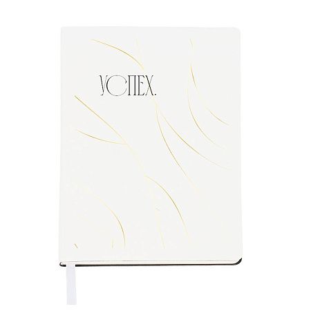 Ежедневник A5 недатированный Simflex в мягком переплёте, белый