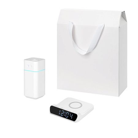 Подарочный набор Cloud NEO, Rigel, белый (увлажнитель воздуха, зарядное устройство)