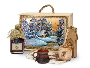 Подарочный набор «Лесная пасека», цвет: бежевый