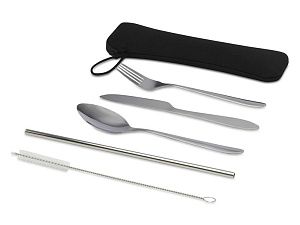 Набор столовых приборов «Sheen», цвет: серебристый