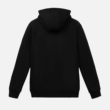 Толстовка на молнии с капюшоном MATEO черная, размер XXL