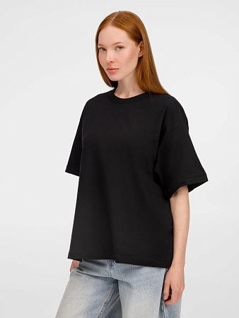 Футболка оверсайз унисекс Legacy, черная, размер XS
