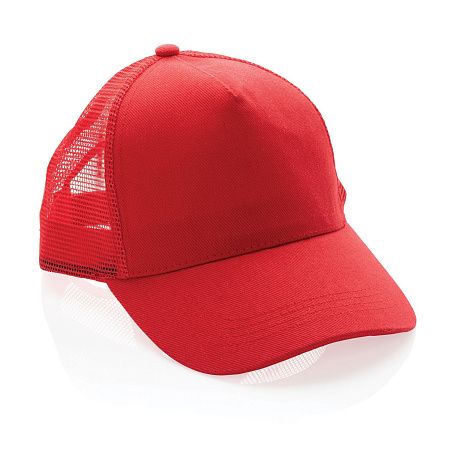 Бейсболка Impact c сеткой из переработанного хлопка AWARE™, 5 клиньев, 190 г