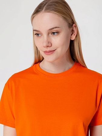 Футболка унисекс T-Bolka 160, оранжевая, размер 4XL