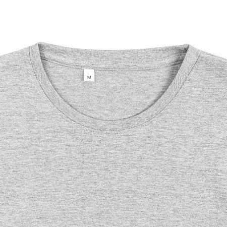 Футболка унисекс T-Bolka 180, светлый меланж, размер L