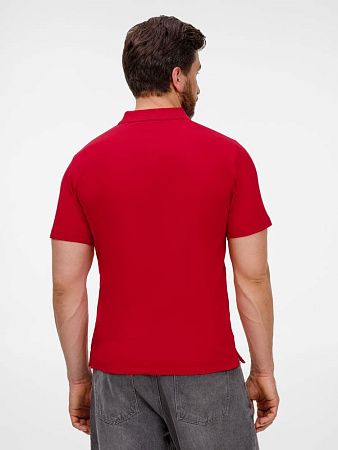 Рубашка поло унисекс Tervise, красная, размер XL