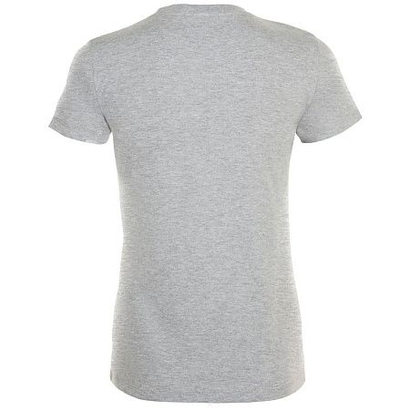 Футболка женская «Ты у меня вот здесь», серый меланж, размер XL