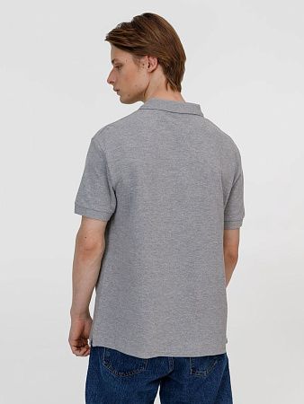 Рубашка поло унисекс Pacific, серый меланж, размер M