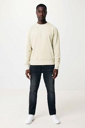 Свитшот Iqoniq Kruger из переработанного хлопка, свободный крой, унисекс, 340 г/м²