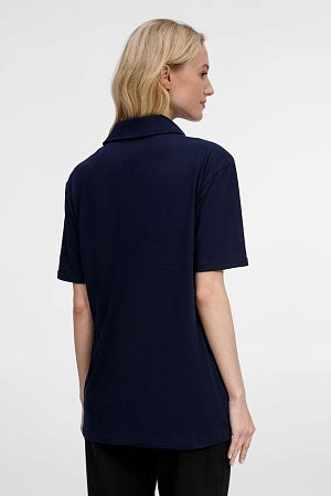 Рубашка поло унисекс Senti, темно-синяя, размер L