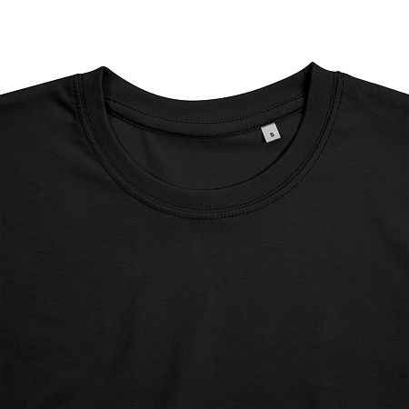 Футболка унисекс T-Bolka 160, черная, размер XXL