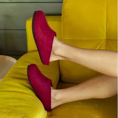 Домашние валенки Step, розовые (вереск), размер 43