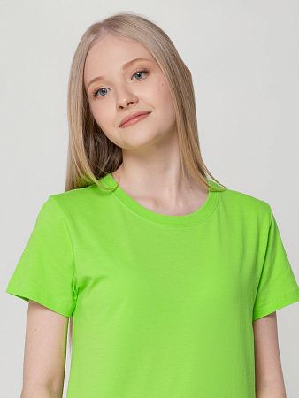 Футболка женская T-bolka Lady, зеленое яблоко, размер M