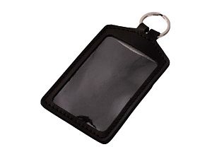 Бейдж для пропуска, цвет: черный