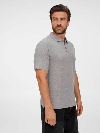 Рубашка поло унисекс Tervise, серый меланж, размер L