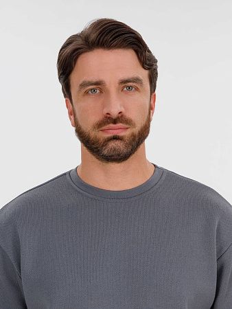 Джемпер с коротким рукавом Siluetti Volumica, серый, размер XS/S