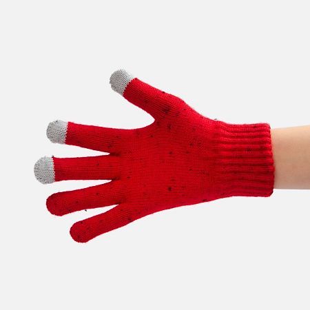 Перчатки сенсорные Spotti Senso, красные, размер L/XL