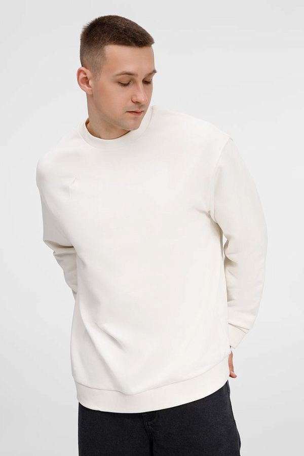 Свитшот унисекс Sinkopa, молочно-белый, размер XL/2XL