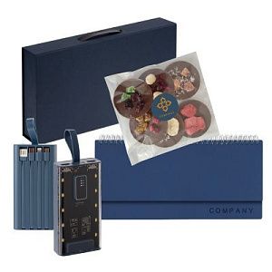 Подарочный набор «Проджект»: аккумулятор, недатированный планинг, шоколадные медианты