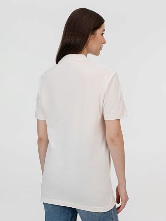 Рубашка поло унисекс Pulse, молочно-белая, размер L