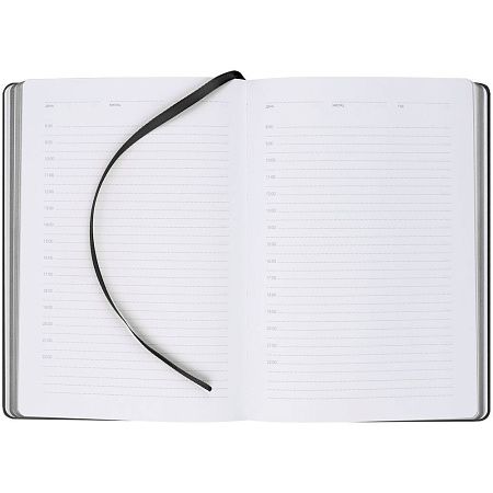 Ежедневник New Factor Metal, черный