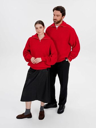 Джемпер Siluetti Birne, красный, размер S/M