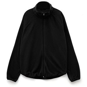 Куртка флисовая унисекс Fliska, черная, размер XS/S