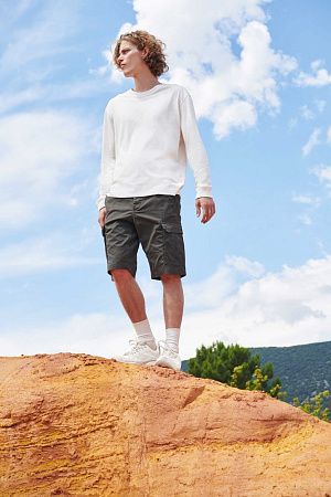 Футболка унисекс с длинным рукавом Pioneer LSL, красная, размер XXL