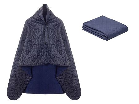 Плед-пончо 2-в-1 «Cappy» с капюшоном и мешком