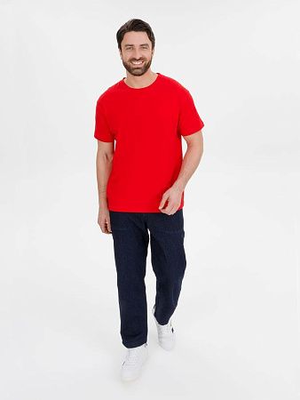 Футболка унисекс T-Bolka 180, красная, размер XS v2