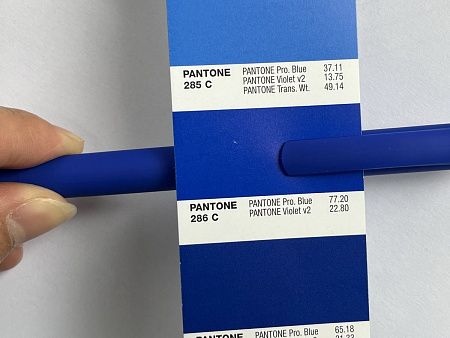 Ручка шариковая IGLA SOFT, пластиковая, софт-тач, синяя