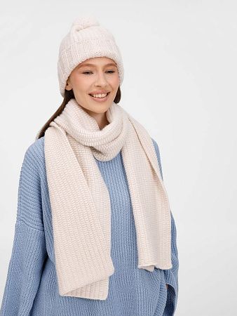 Шапка Frissonelle, жемчужно-белая